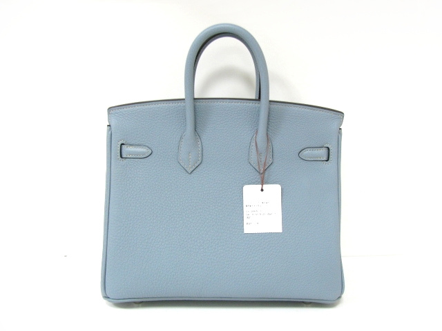 エルメス バーキン25(トゴ/ブルーリン/シルバー/金具)